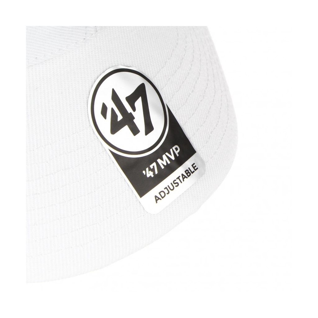 CAPPELLINO VISIERA CURVA UOMO MLB MVP NEYYAN WHITE/BLACK