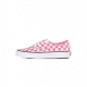 SCARPA BASSA DONNA AUTHENTIC CHECKERBOARD PINK LEMONADE/TRUE WHITE