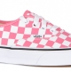 SCARPA BASSA DONNA AUTHENTIC CHECKERBOARD PINK LEMONADE/TRUE WHITE