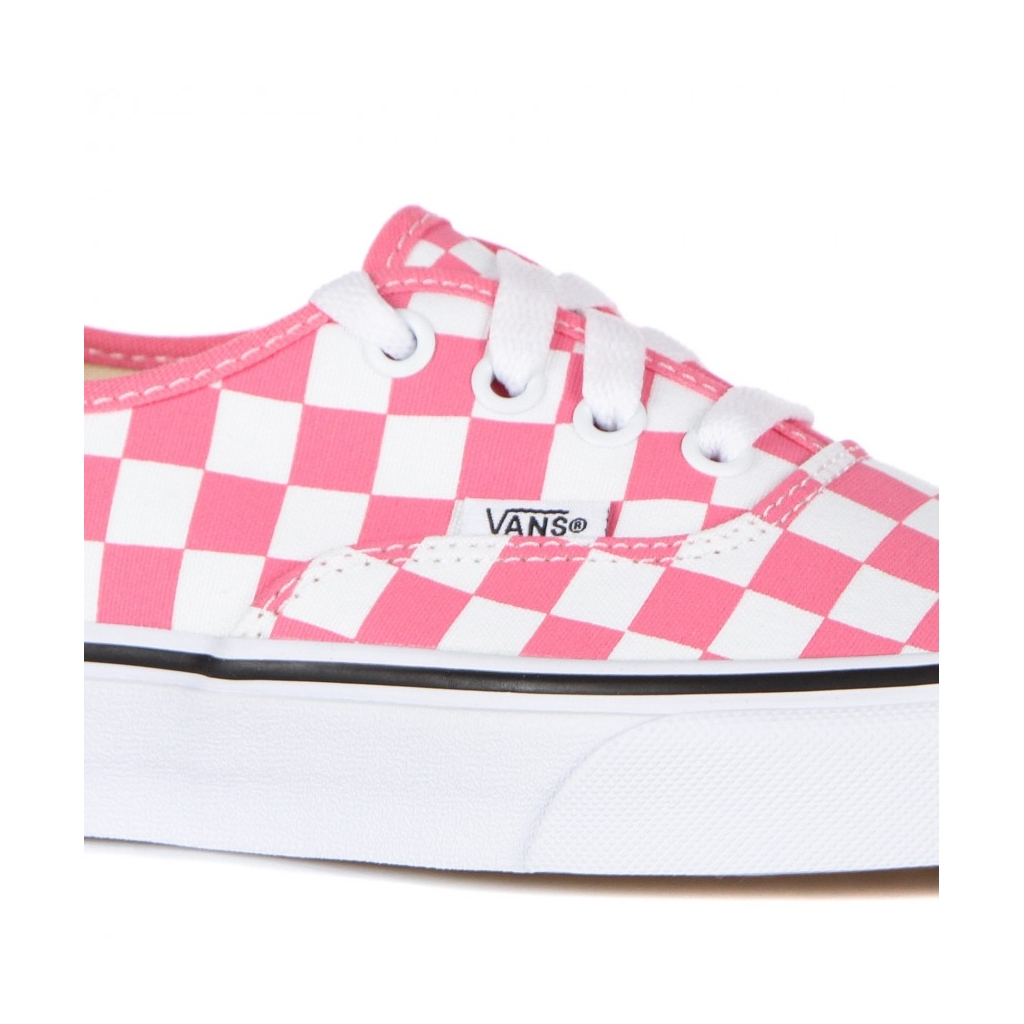 SCARPA BASSA DONNA AUTHENTIC CHECKERBOARD PINK LEMONADE/TRUE WHITE