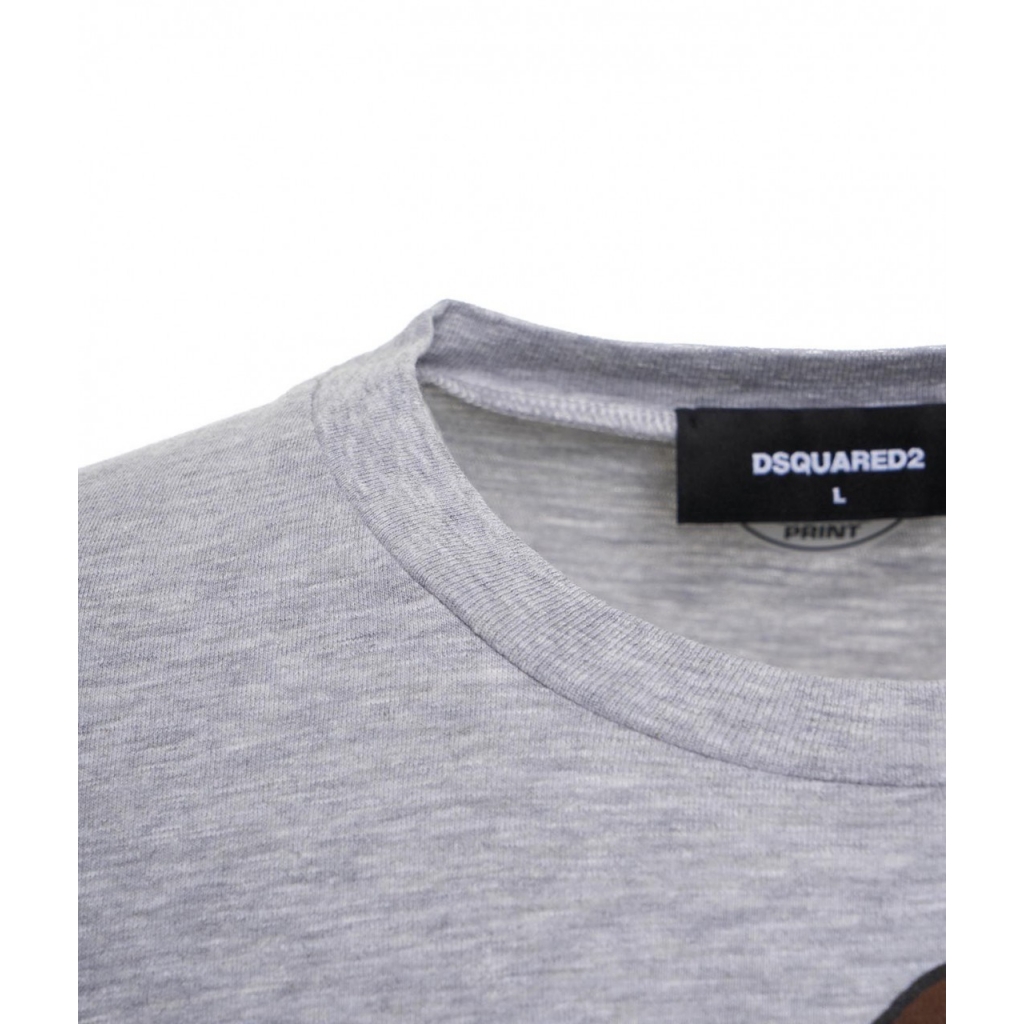 T-shirt Dsquared2 uomo con stampa frontale