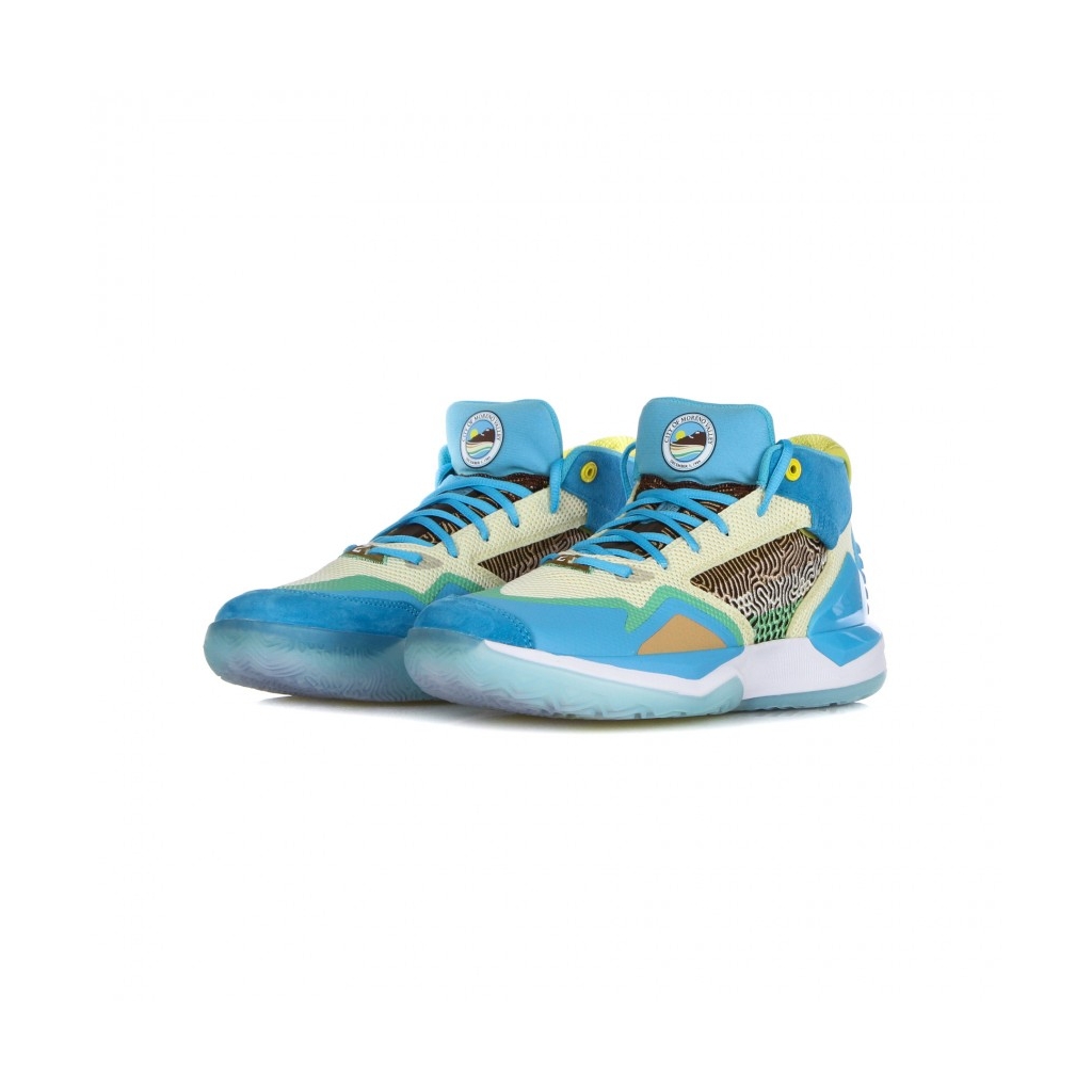 SCARPA ALTA UOMO KAWHI MORENO VALLEY YELLOW/GREEN/LIGHT BLUE