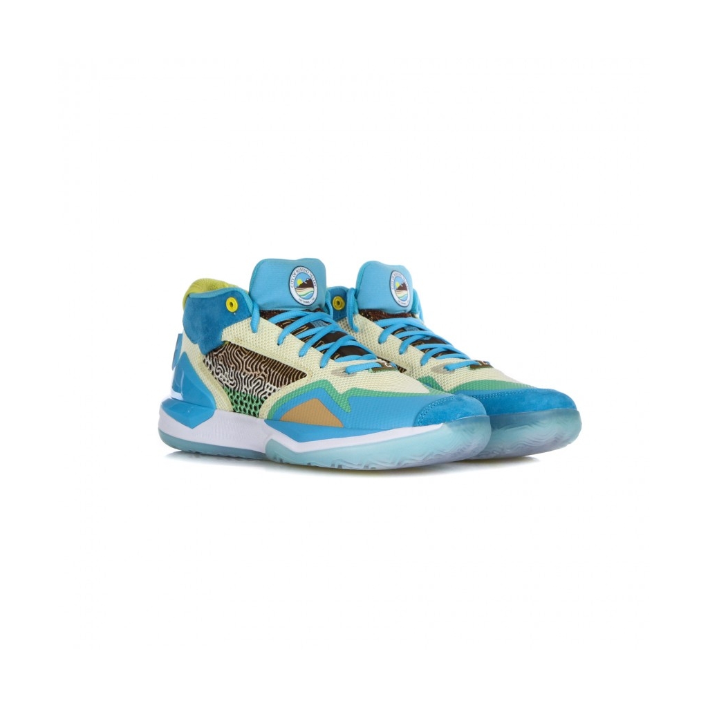 SCARPA ALTA UOMO KAWHI MORENO VALLEY YELLOW/GREEN/LIGHT BLUE