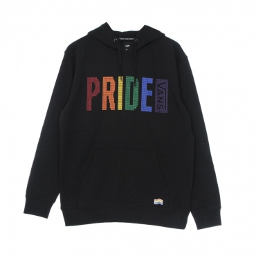 FELPA CAPPUCCIO UOMO PRIDE PULLOVER BLACK