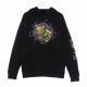 FELPA CAPPUCCIO UOMO GOLDEN FACES HOOD FLEECE BLACK