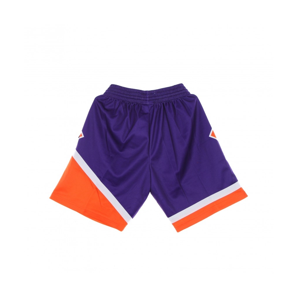 PANTALONCINO TIPO BASKET UOMO NBA BIG FACE BLOWN OUT FASHION SHORT HARDWOOD CLASSICS PHOSUN PURPLE/ORIGINAL TEAM COLORS