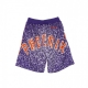 PANTALONCINO TIPO BASKET UOMO NBA JUMBOTRON SUBLIMATED MESH SHORTS HARDWOOD CLASSICS PHOSUN PURPLE/ORIGINAL TEAM COLORS