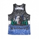 CANOTTA TIPO BASKET UOMO NBA JUMBOTRON SUBLIMATED MESH TANK HARDWOOD CLASSICS MINTIM ROYAL/ORIGINAL TEAM COLORS