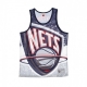 CANOTTA TIPO BASKET UOMO NBA JUMBOTRON SUBLIMATED MESH TANK HARDWOOD CLASSICS NEJNET GREY/ORIGINAL TEAM COLORS