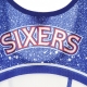 CANOTTA TIPO BASKET UOMO NBA JUMBOTRON SUBLIMATED MESH TANK HARDWOOD CLASSICS PHI76E SCARLET/ORIGINAL TEAM COLORS