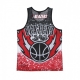 CANOTTA TIPO BASKET UOMO NBA JUMBOTRON SUBLIMATED MESH TANK HARDWOOD CLASSICS PORBLA SCARLET/ORIGINAL TEAM COLORS