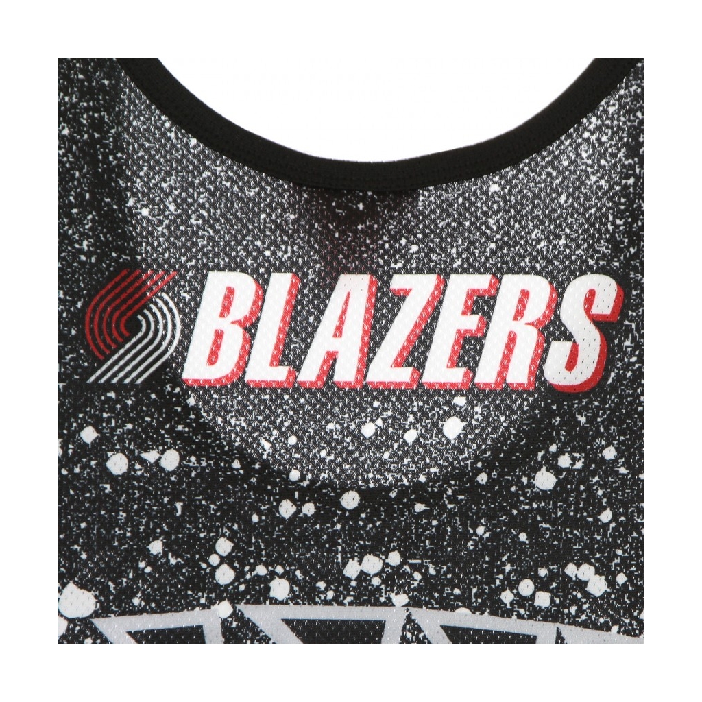 CANOTTA TIPO BASKET UOMO NBA JUMBOTRON SUBLIMATED MESH TANK HARDWOOD CLASSICS PORBLA SCARLET/ORIGINAL TEAM COLORS