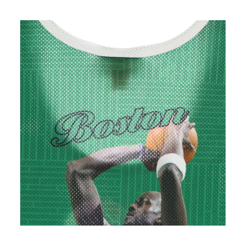 CANOTTA TIPO BASKET UOMO NBA BEHIND THE BACK TANK KEVIN GARNETT HARDWOOD CLASSICS BOSCEL KELLY GREEN