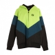 FELPA CAPPUCCIO DA VINCI FLUO GREEN/NAVY/BLACK