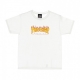 MAGLIETTA BAMBINO FLAME TEE WHITE/YELLOW