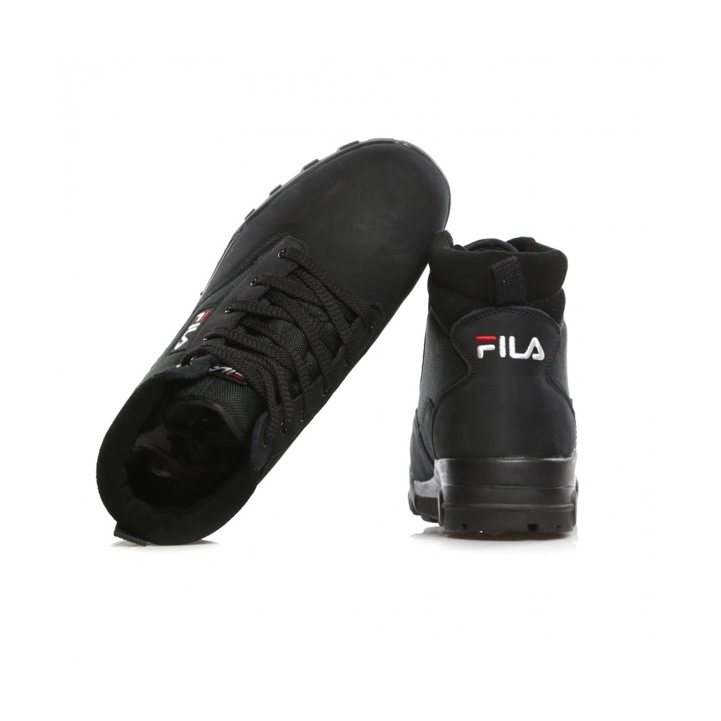 Fila grunge mid best sale black