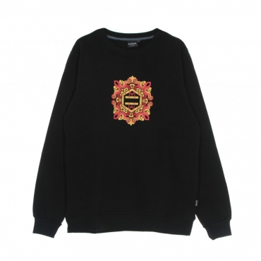 FELPA GIROCOLLO UOMO LOGO MAIOLICHE CREWNECK BLACK