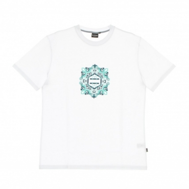 MAGLIETTA UOMO LOGO MAIOLICHE TEE WHITE/BLUE