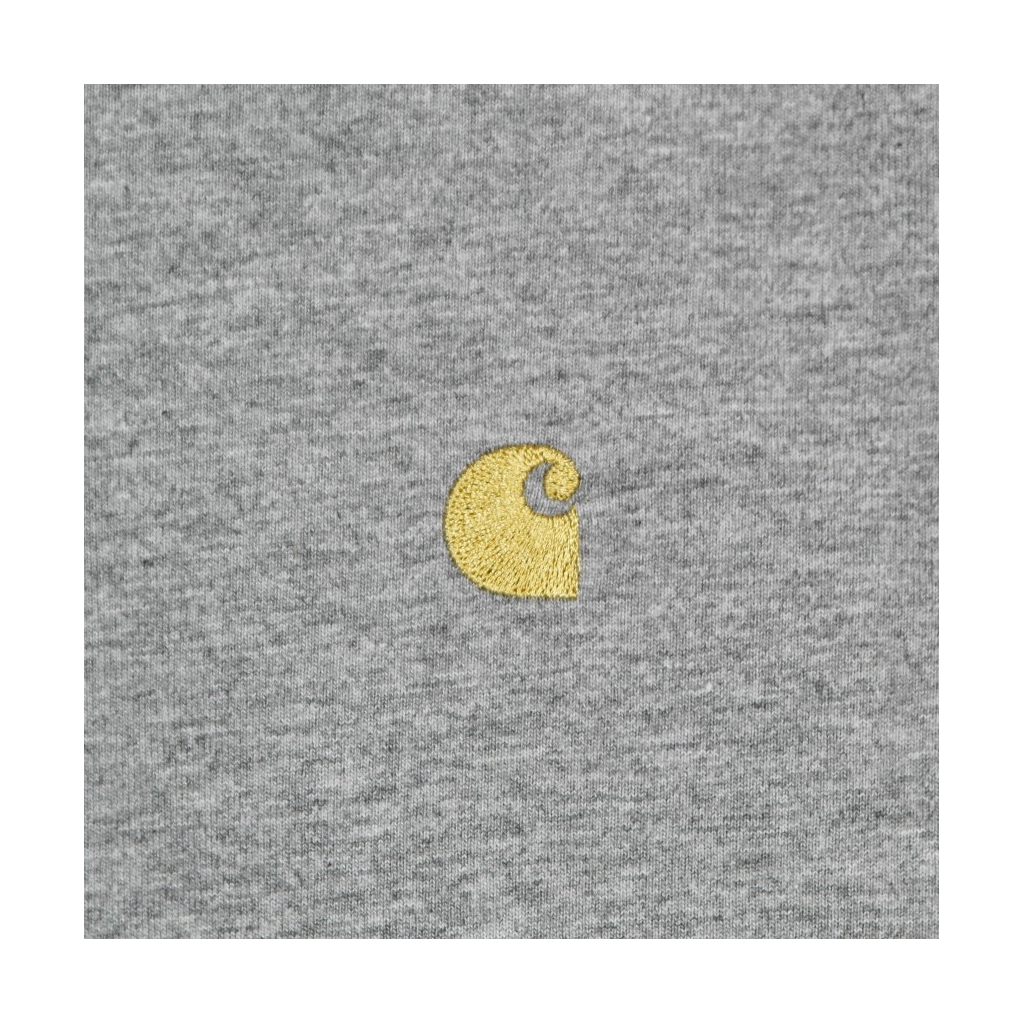 maglietta manica lunga uomo l/s chase t-shirt GREY HEATHER/GOLD