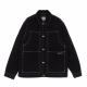 giacca workwear uomo double front jacket BLACK