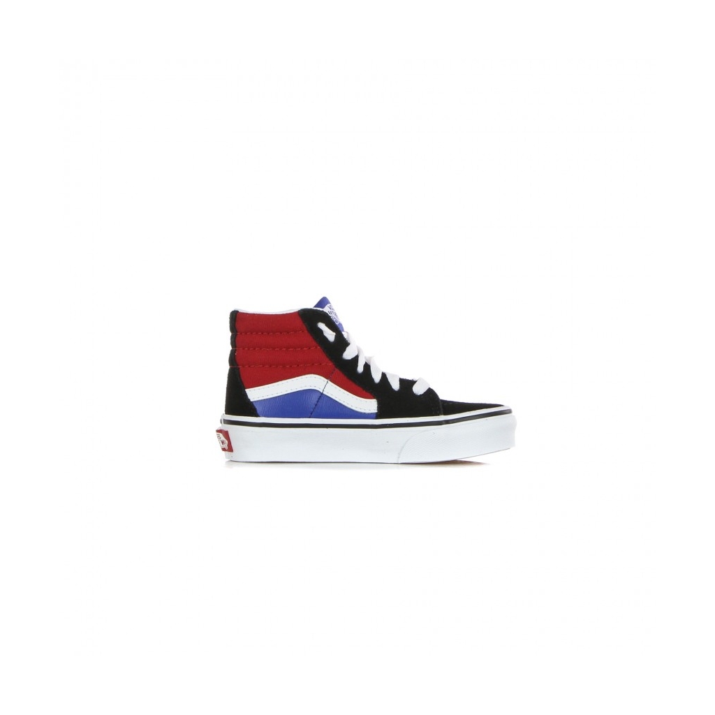 scarpa alta bambino sk8-hi easy logo BLACK/CHILI PEPPER