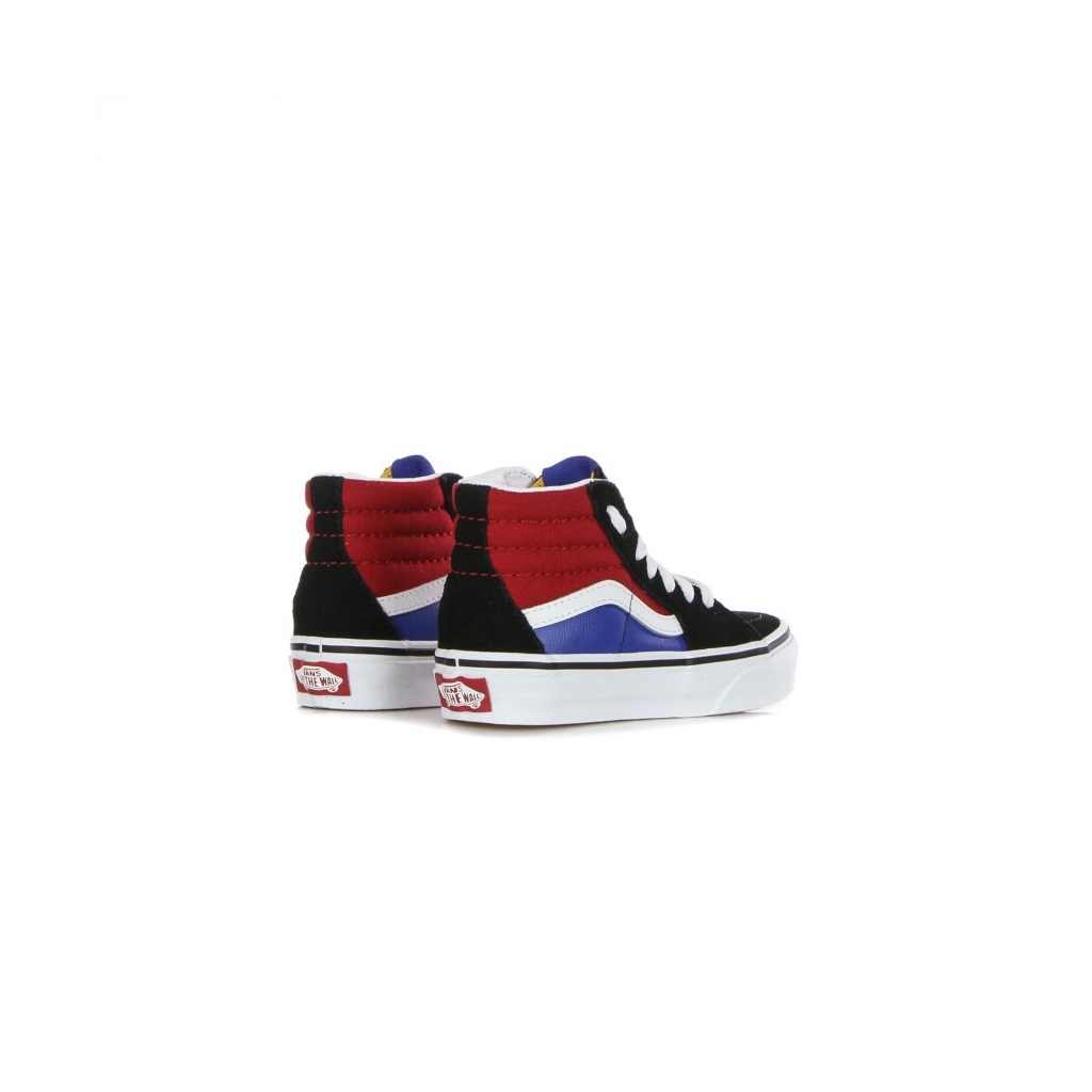 scarpa alta bambino sk8-hi easy logo BLACK/CHILI PEPPER