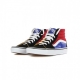 scarpa alta bambino sk8-hi easy logo BLACK/CHILI PEPPER