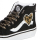 scarpa alta bambino sk8-hi zip HEART/BLACK