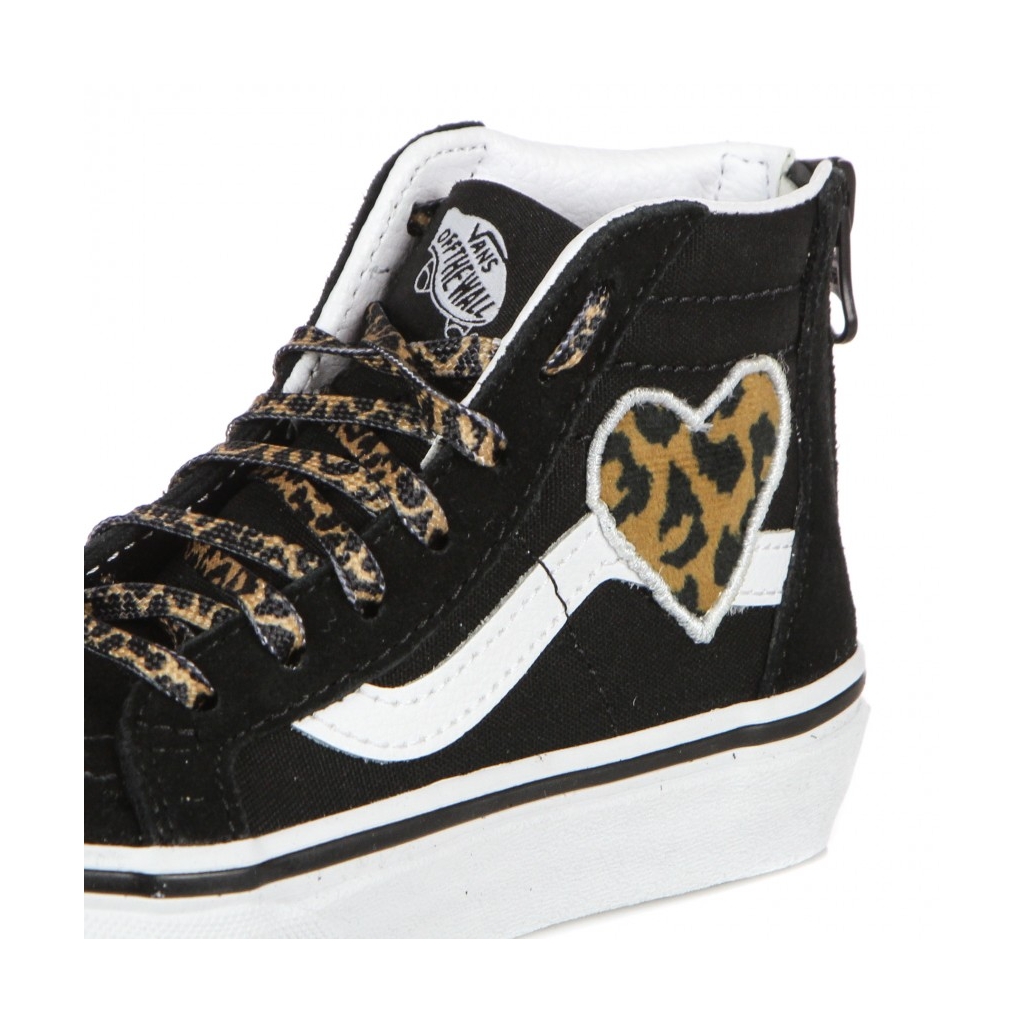 scarpa alta bambino sk8-hi zip HEART/BLACK