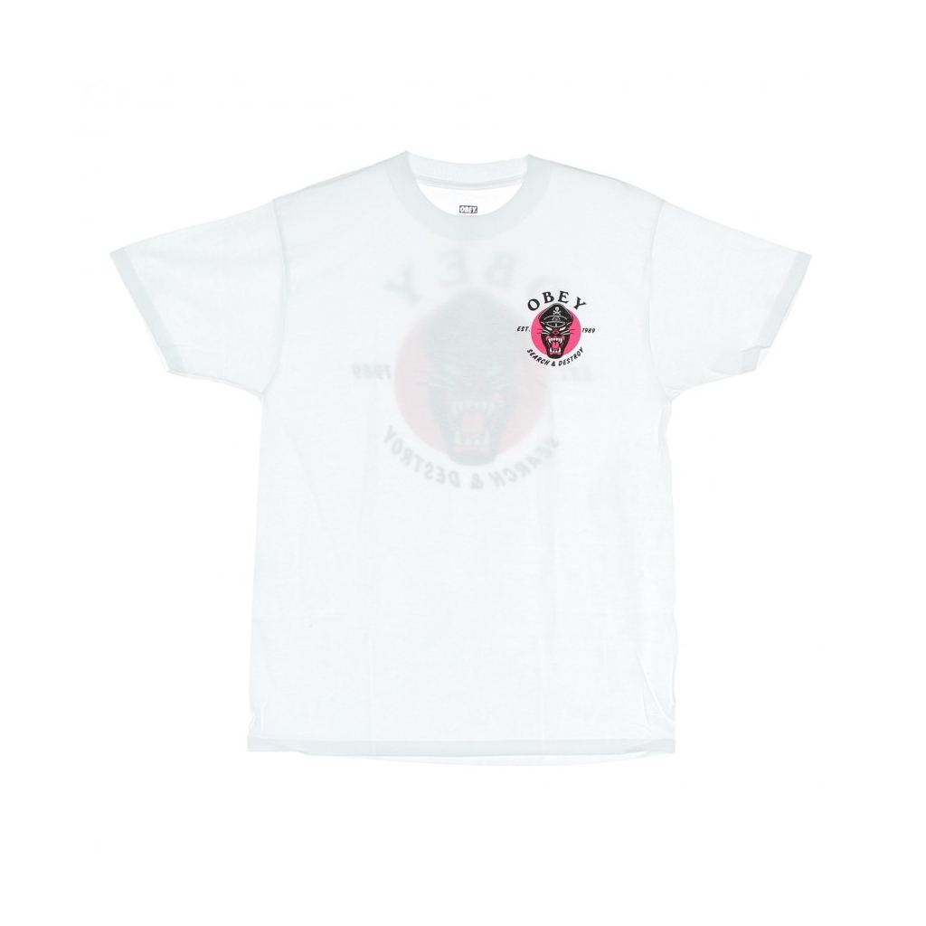 maglietta uomo battle panther classic tee WHITE