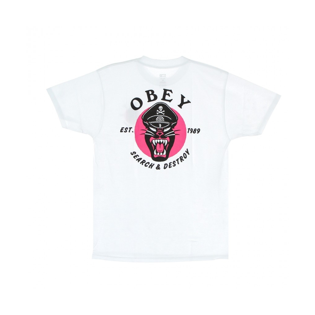 maglietta uomo battle panther classic tee WHITE