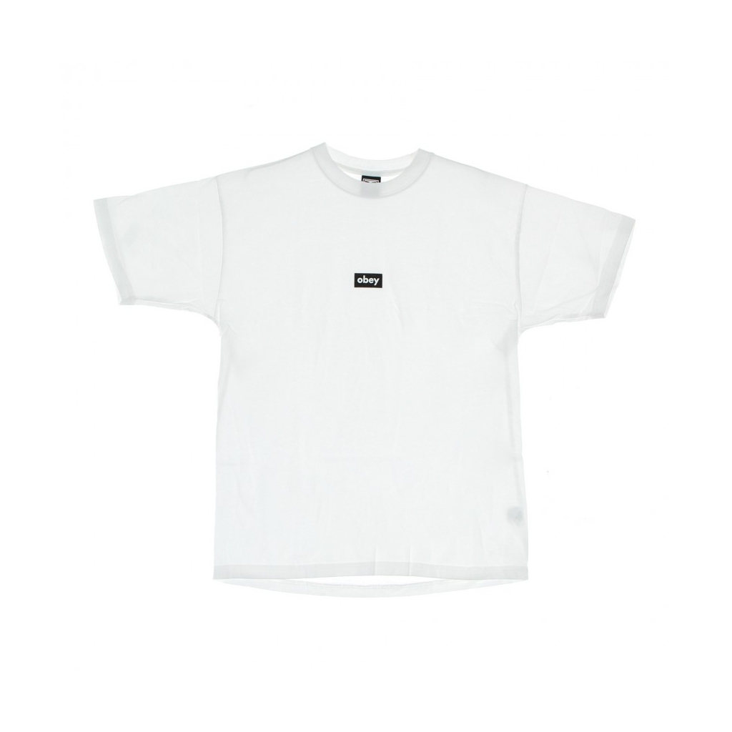 maglietta uomo black bar heavyweight tee WHITE