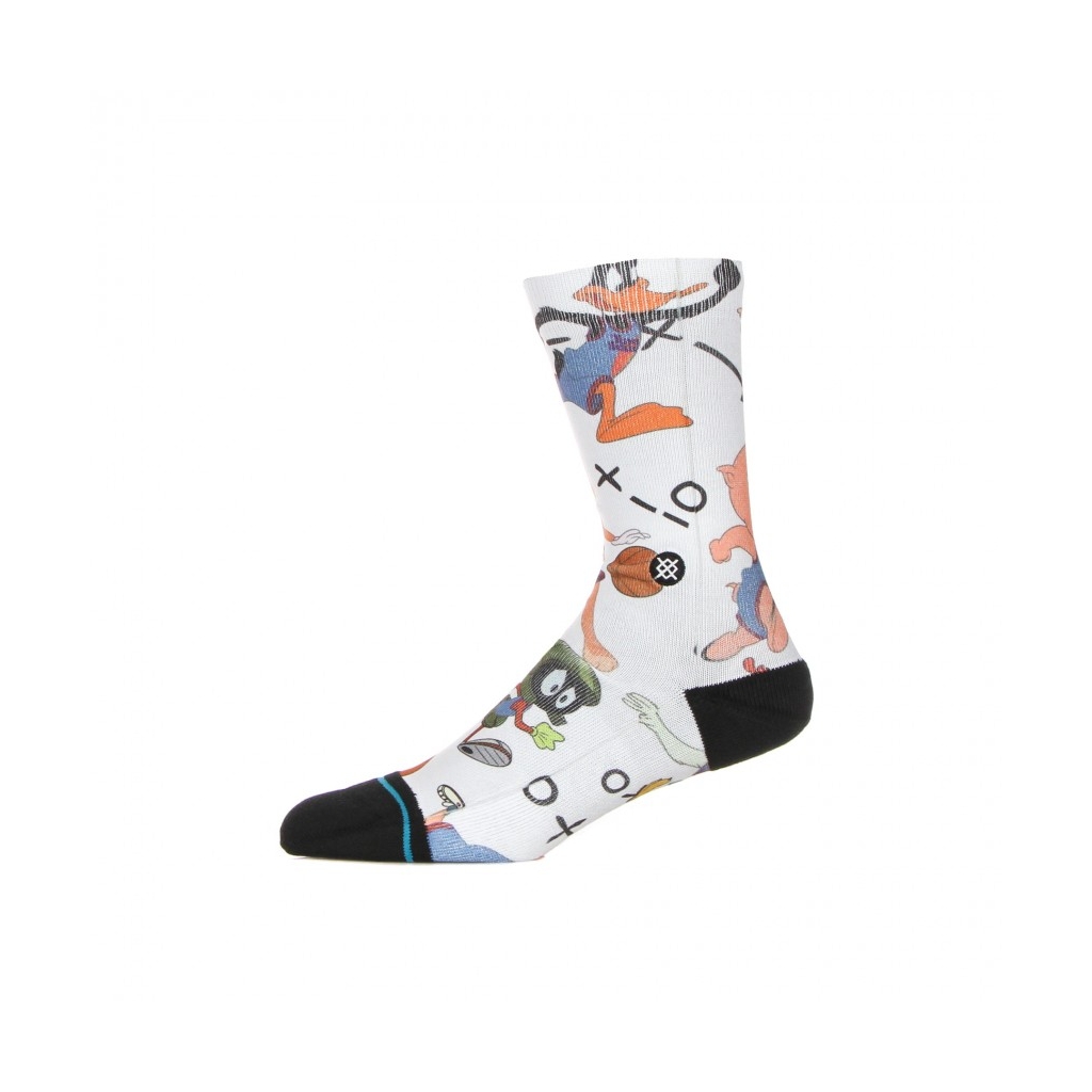 calza media uomo tune conversational x space jam WHITE