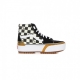 scarpa alta donna sk8-hi stacked checkerboard MULTI/TRUE WHITE