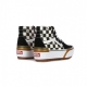 scarpa alta donna sk8-hi stacked checkerboard MULTI/TRUE WHITE