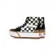 scarpa alta donna sk8-hi stacked checkerboard MULTI/TRUE WHITE