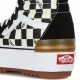 scarpa alta donna sk8-hi stacked checkerboard MULTI/TRUE WHITE