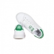 scarpa bassa bambino stan smith j CLOUD WHITE/CLOUD WHITE/GREEN