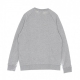 felpa girocollo uomo trefoil crew MEDIUM GREY HEATHER/WHITE