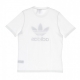 maglietta uomo trefoil tee WHITE/BLACK