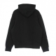 felpa cappuccio uomo hoodie adicolor trefoil BLACK