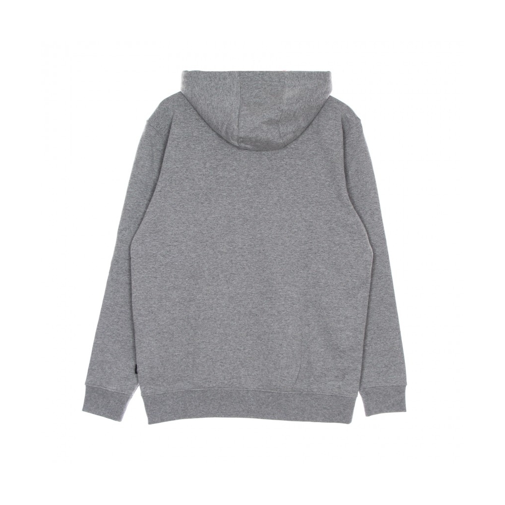 felpa cappuccio uomo athletic po hoodie CEMENT HEATHER