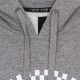 felpa cappuccio uomo athletic po hoodie CEMENT HEATHER