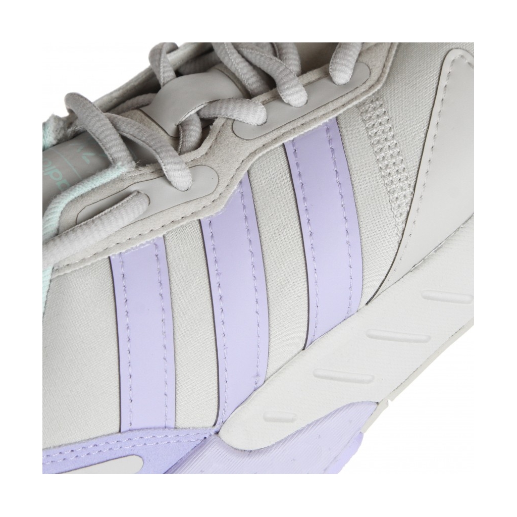 scarpa bassa donna zx 1k boost w GREY ONE/VIOLET TONE/HALO MINT