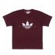 maglietta uomo trefoil script tee CRIMSON