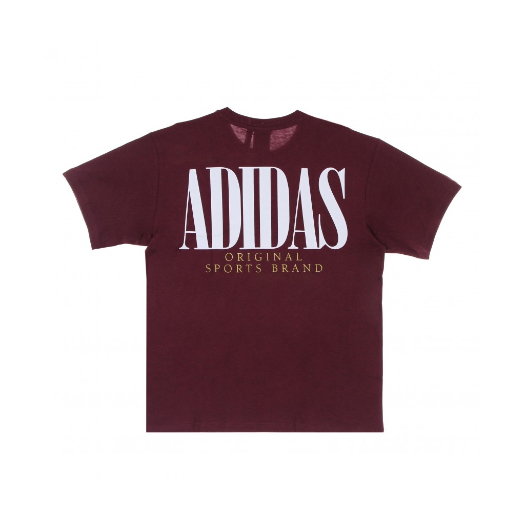 maglietta uomo trefoil script tee CRIMSON