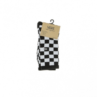 CALZE CHECKERBOARD CREW BLACK/WHITE CHECKERBOARD