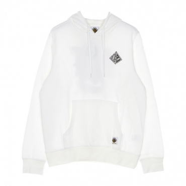 felpa cappuccio uomo elliptical hoodie x timber OPTIC WHITE