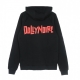 felpa cappuccio uomo logo dlynr hoodie BLACK