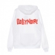 felpa cappuccio uomo logo dlynr hoodie WHITE